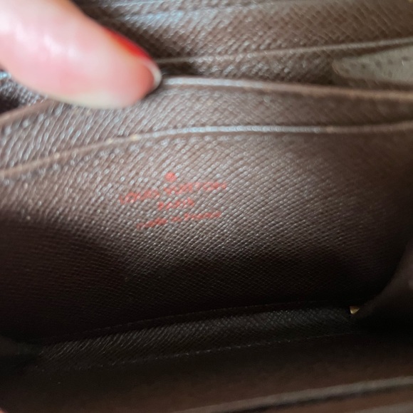 Louis Vuitton Damier Ebene Compact LV Zippy Wallet Wristlet - Picture 14 of 16